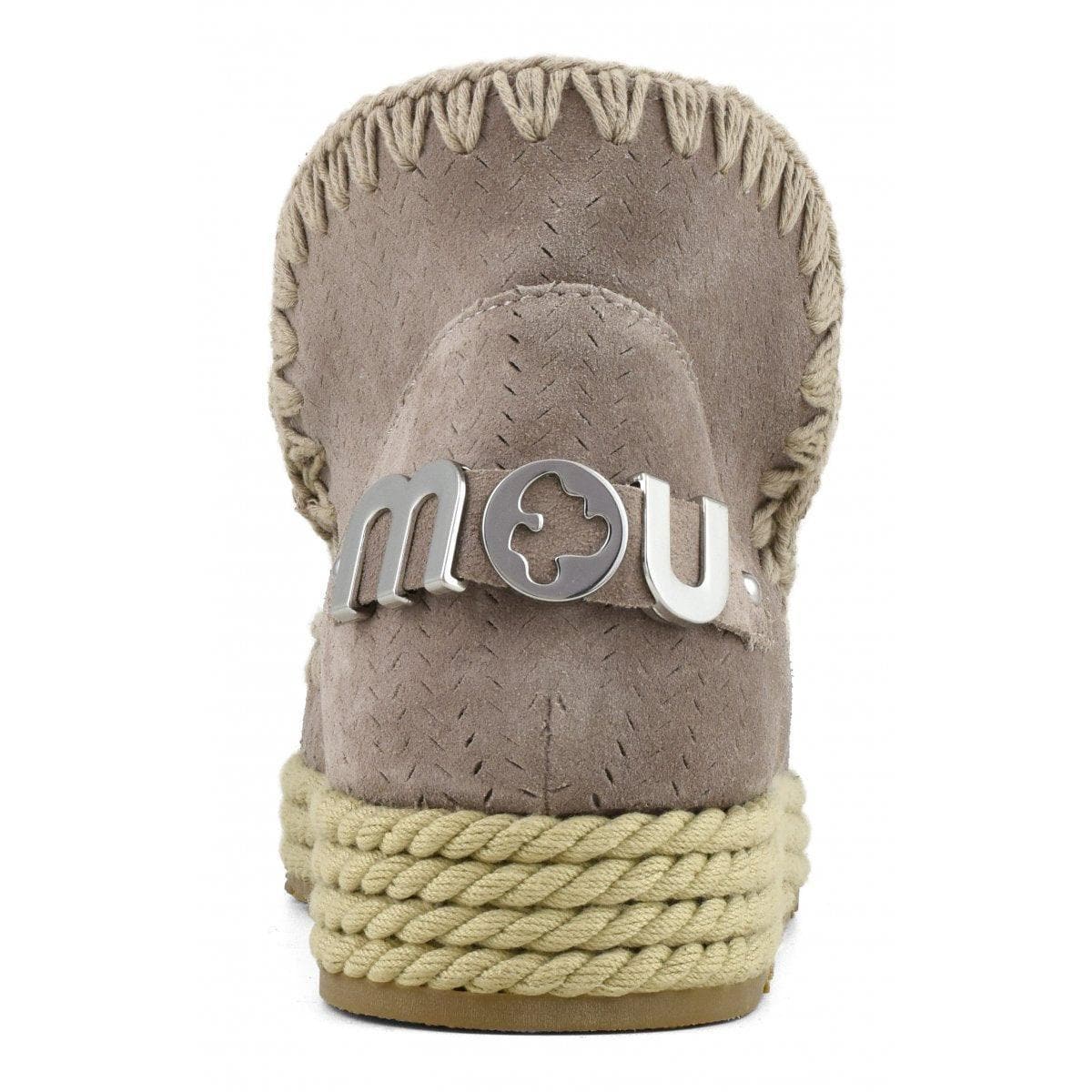 MOU - eskimo 18 jute metal logo - Vittorio Citro Boutique