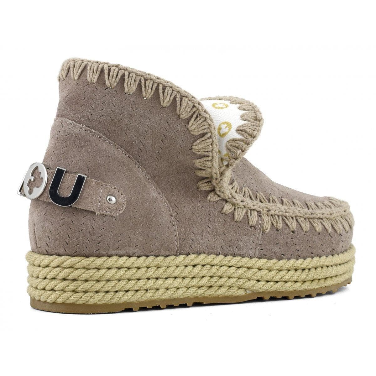 MOU - eskimo 18 jute metal logo - Vittorio Citro Boutique