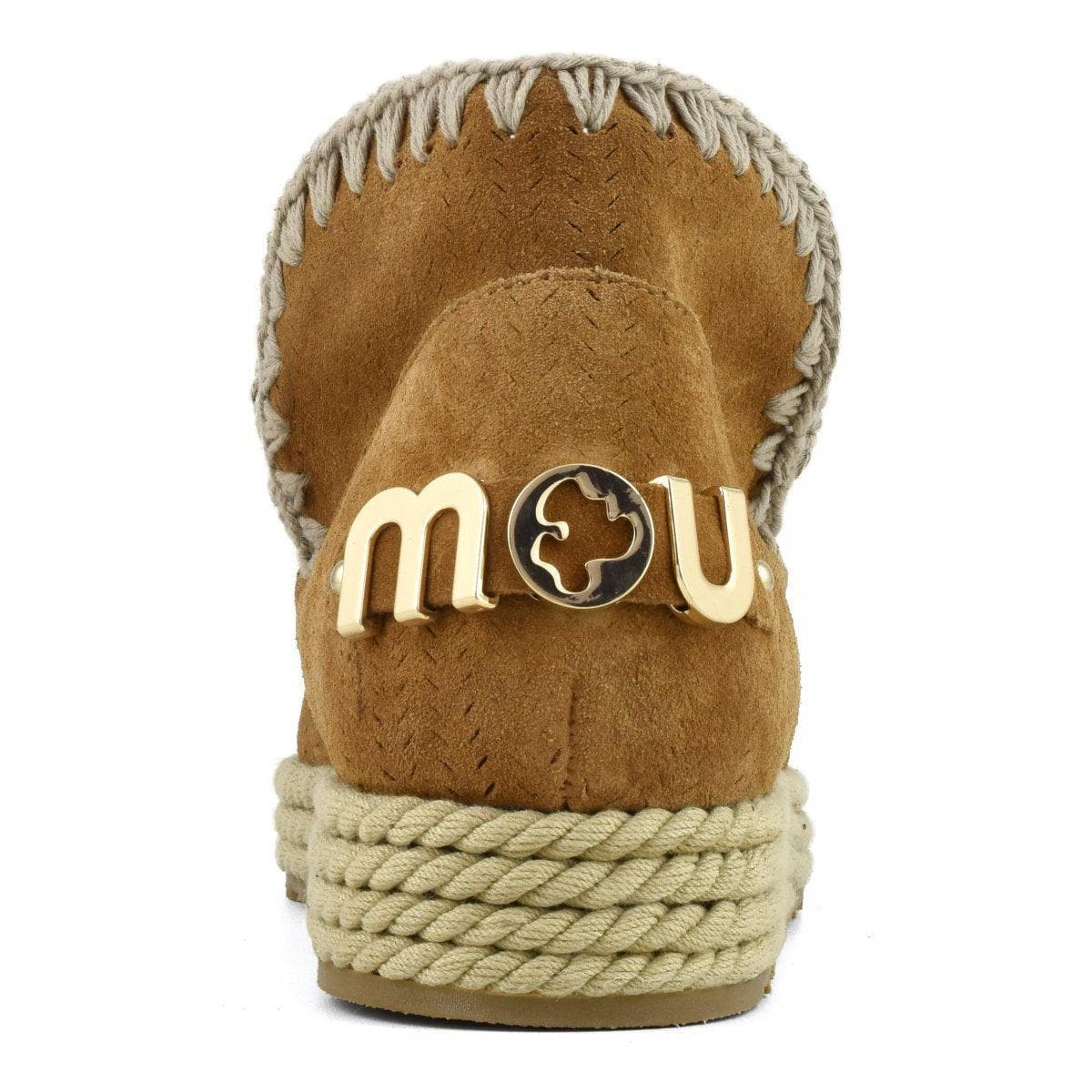 MOU - eskimo 18 jute metal logo - Vittorio Citro Boutique