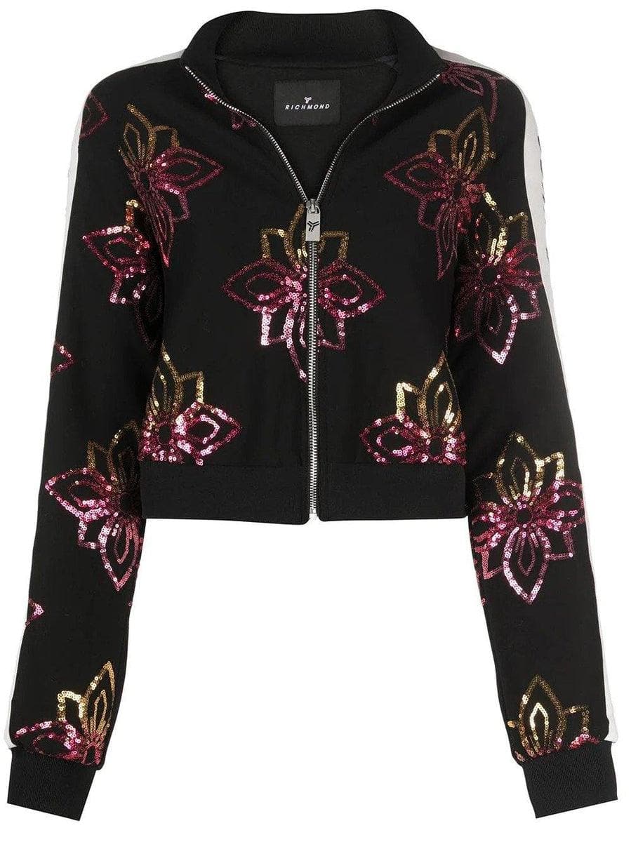 JOHN RICHMOND - Felpa dettagli in paillettes - Vittorio Citro Boutique