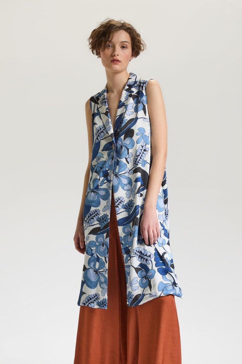 MALIPARMI - GILET SUGAR JUNGLE TWILL - Vittorio Citro Boutique