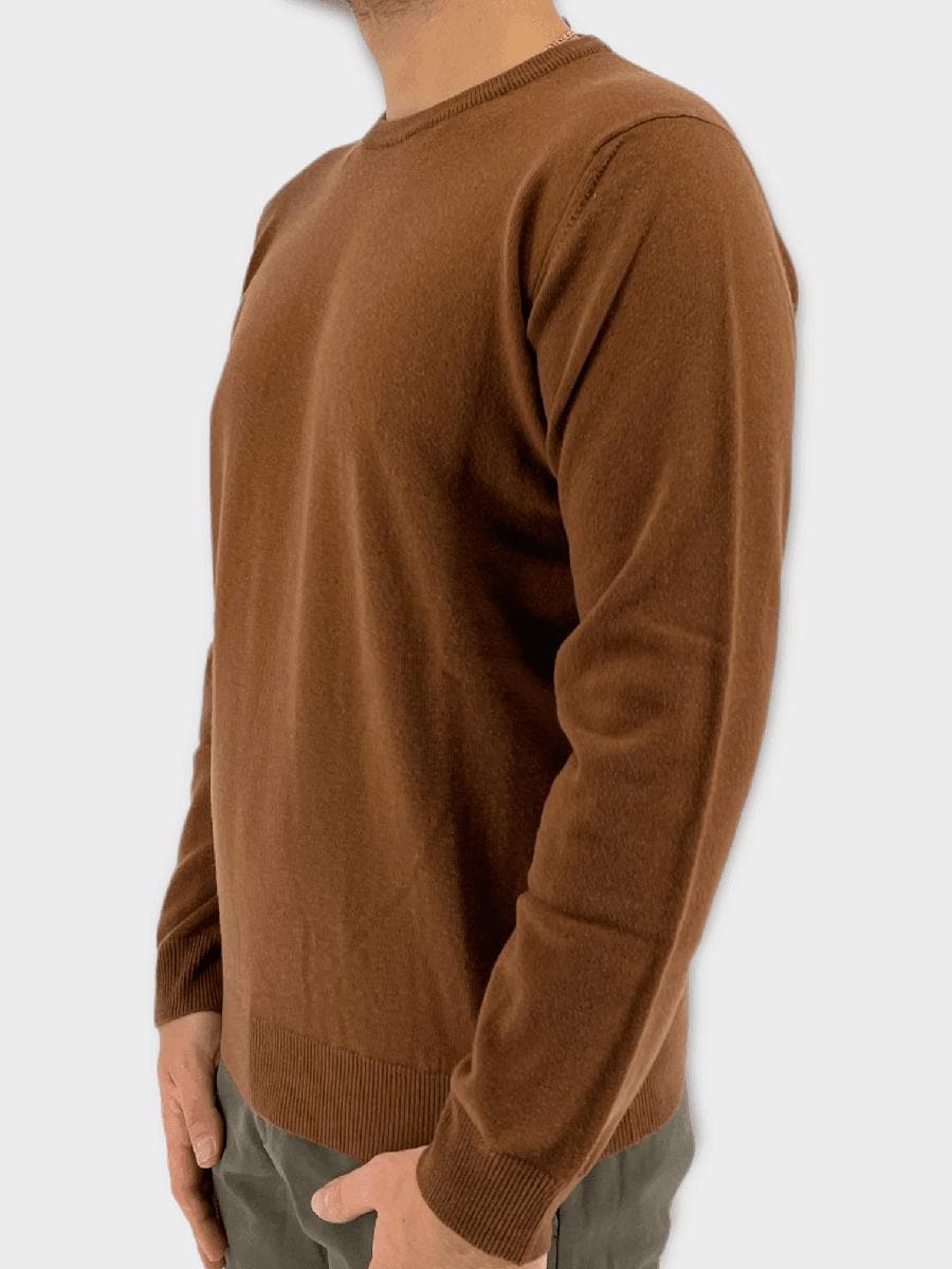 ALPHA STUDIO - GIROCOLLO BASIC IN CASHMERE - Vittorio Citro Boutique