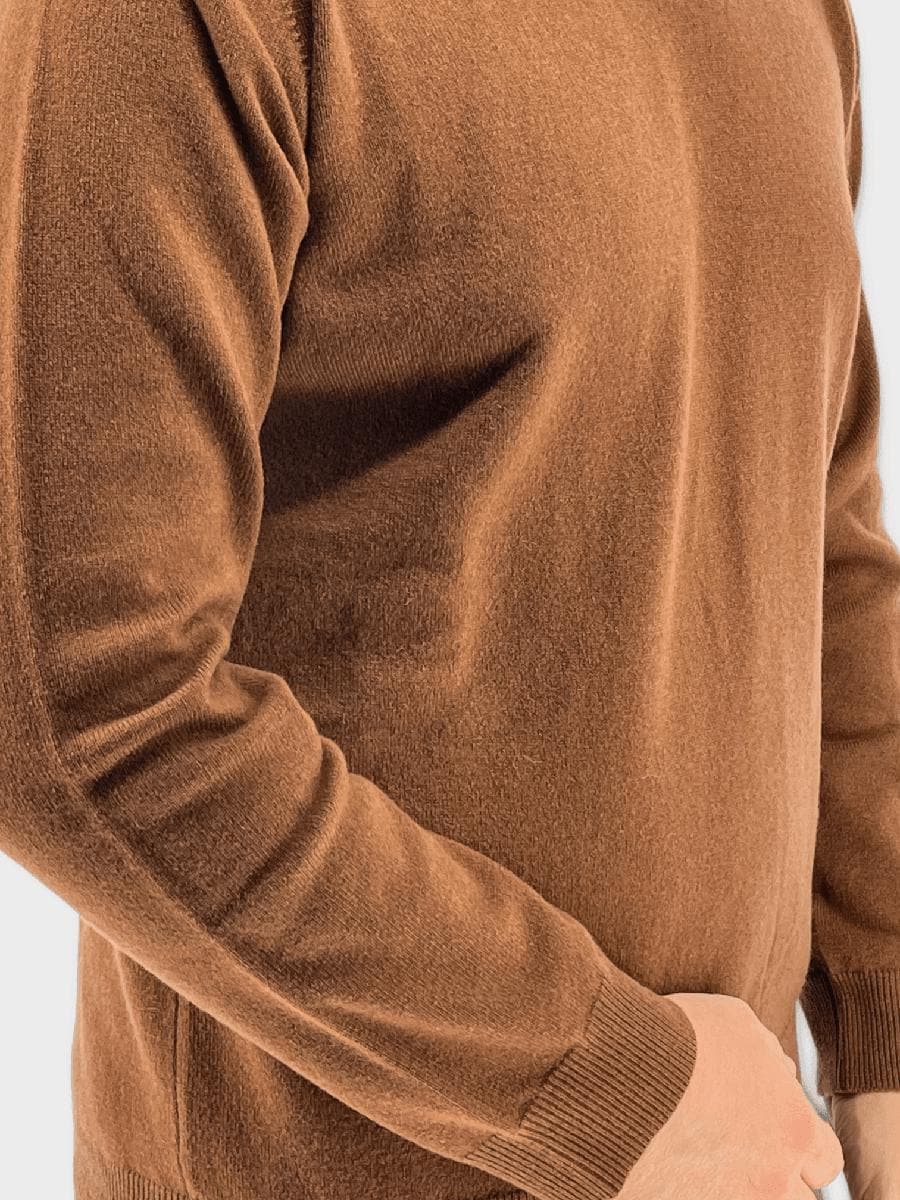 ALPHA STUDIO - GIROCOLLO BASIC IN CASHMERE - Vittorio Citro Boutique