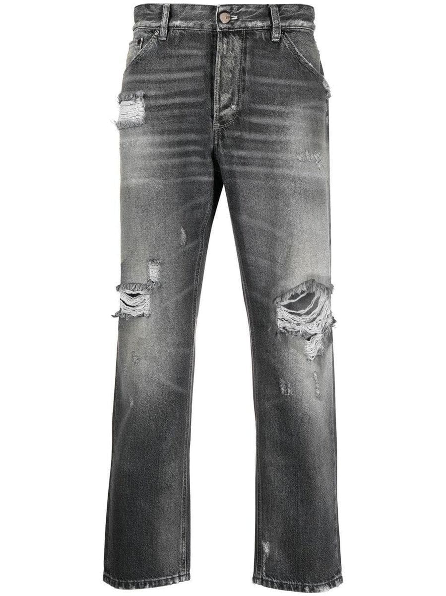PT TORINO - Jeans cropped effetto consumato - Vittorio Citro Boutique