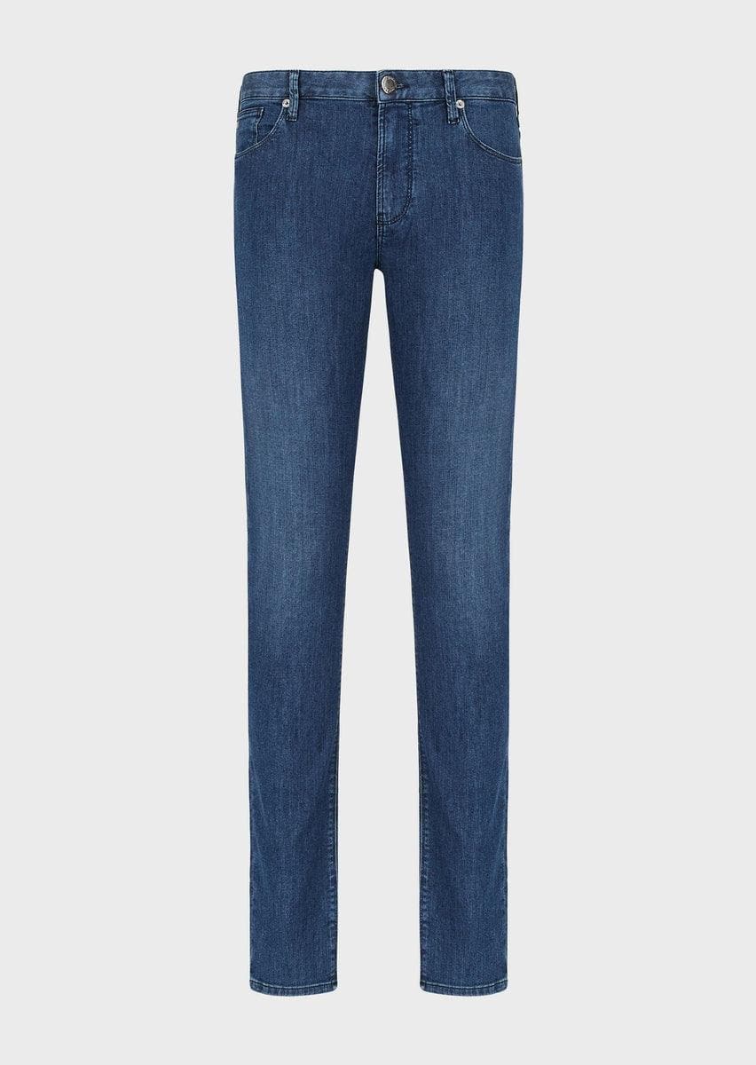 EMPORIO ARMANI - Jeans J06 slim fit in denim light wash - Vittorio Citro Boutique