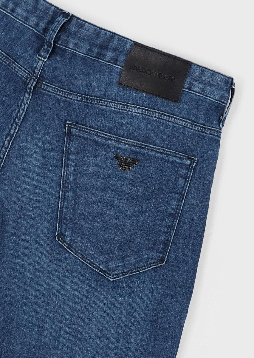 EMPORIO ARMANI - Jeans J06 slim fit in denim light wash - Vittorio Citro Boutique