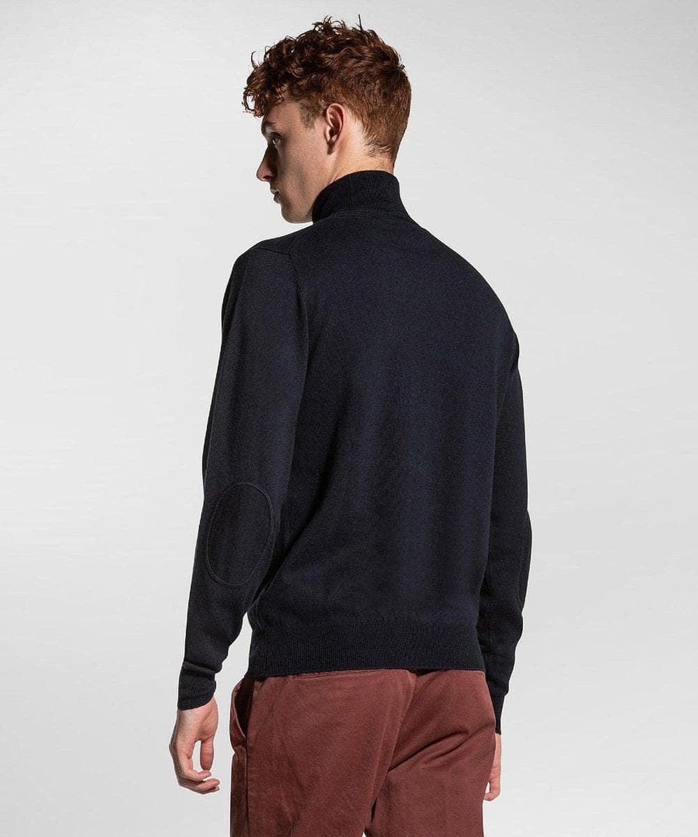 PEUTEREY - MAGLIA A COLLO ALTO IN TRICOT COTONE E LANA - Vittorio Citro Boutique