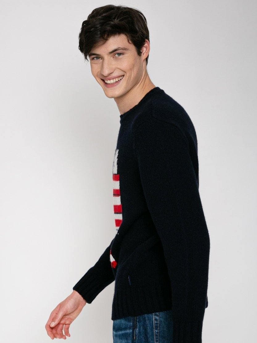 MC2 SAINT BARTH - Maglione stampa jacquard snoopy | peanuts® special edition - Vittorio Citro Boutique