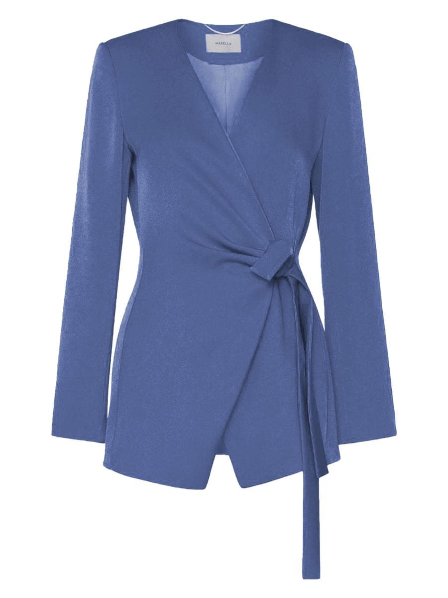 Giacca semiaderente in satin - Vittorio Citro Boutique