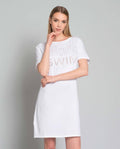 MOSCHINO - Maxi t-shirt con rete - Vittorio Citro Boutique