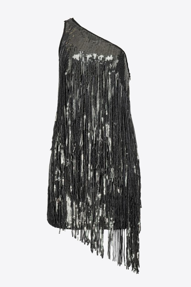 PINKO - MINI ABITO PAILLETTES CON FRANGE - Vittorio Citro Boutique