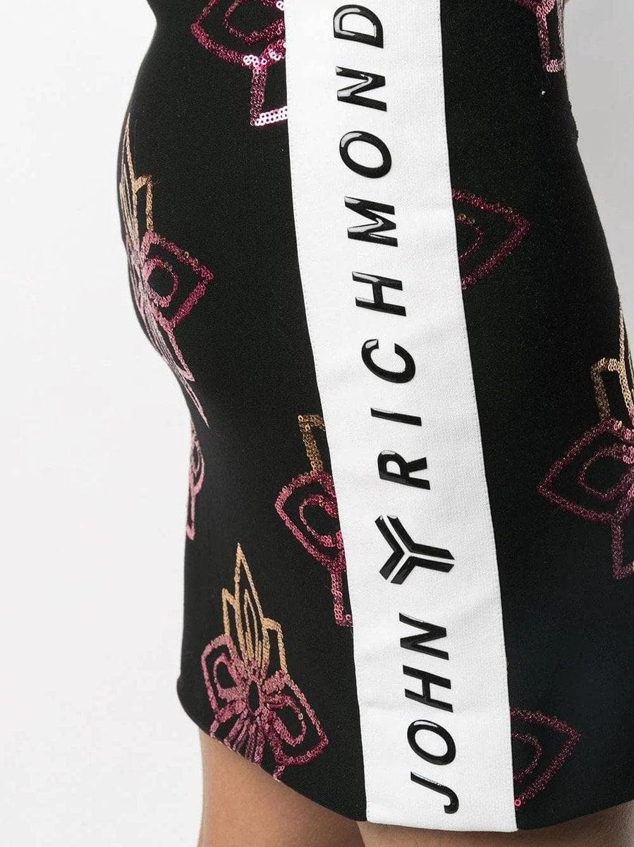 JOHN RICHMOND - Minigonna con logo - Vittorio Citro Boutique