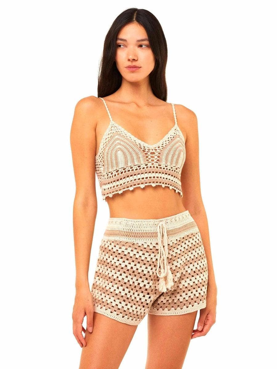 MC2 SAINT BARTH - Pantaloncini multicolore crochet - Vittorio Citro Boutique