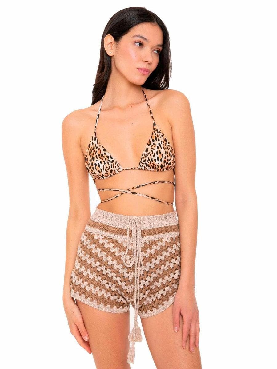 MC2 SAINT BARTH - Pantaloncini multicolore crochet - Vittorio Citro Boutique