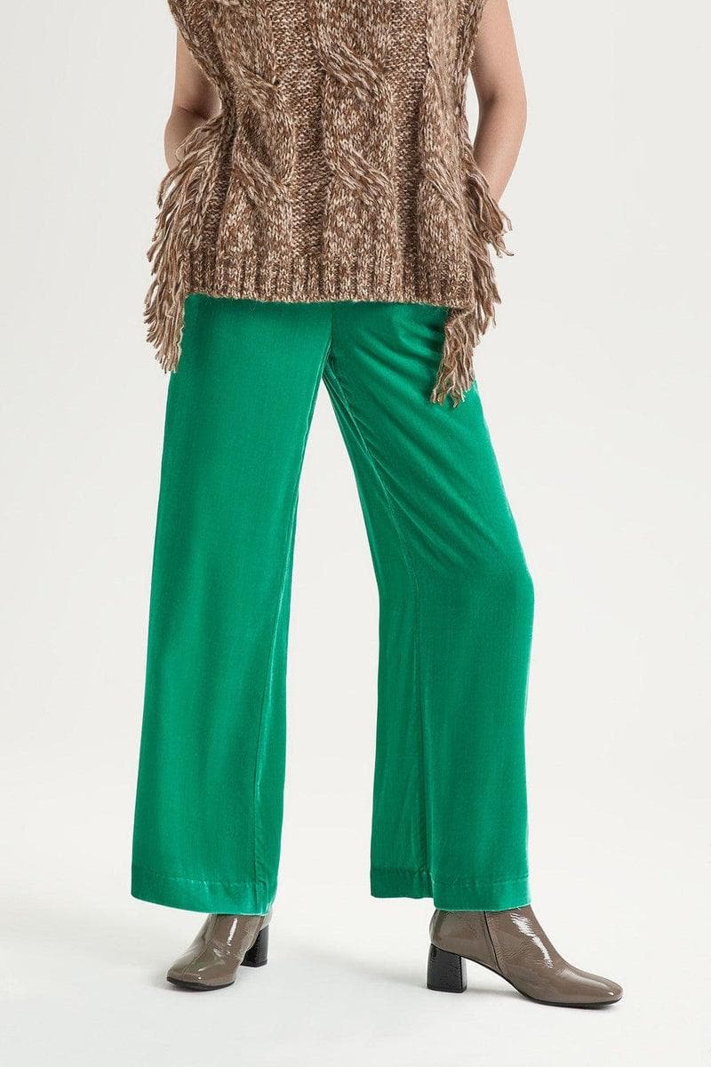 MALIPARMI - PANTALONE FLUID VELVET - Vittorio Citro Boutique