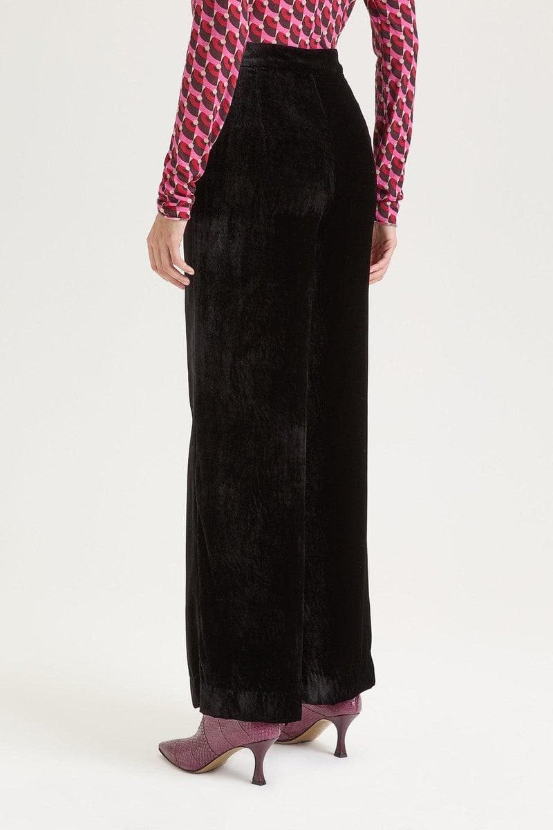 MALIPARMI - PANTALONE FLUID VELVET - Vittorio Citro Boutique