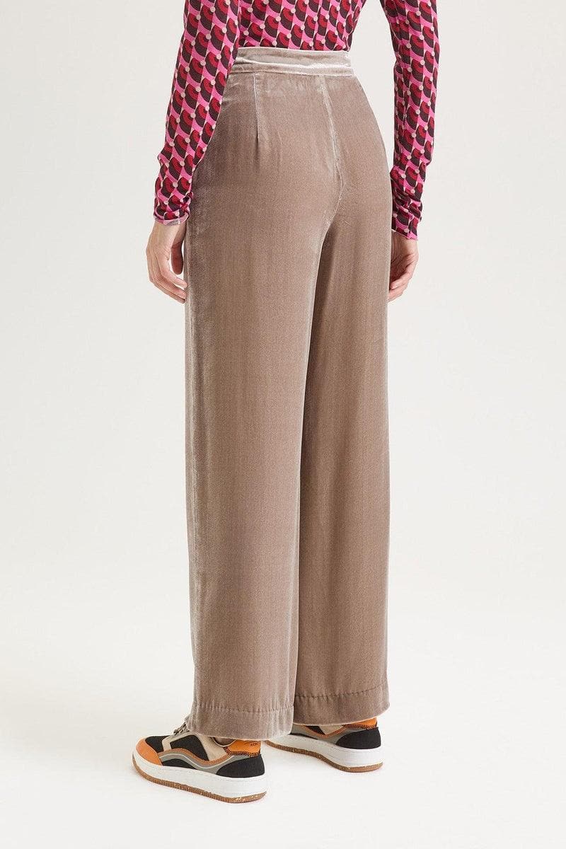MALIPARMI - PANTALONE FLUID VELVET - Vittorio Citro Boutique