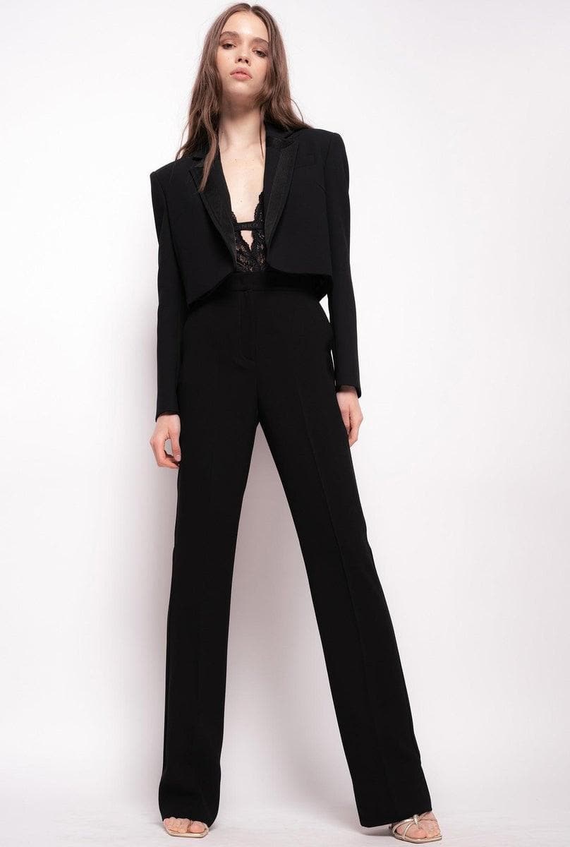 PINKO - PANTALONI FLARED IN POLY CRÊPE - Vittorio Citro Boutique