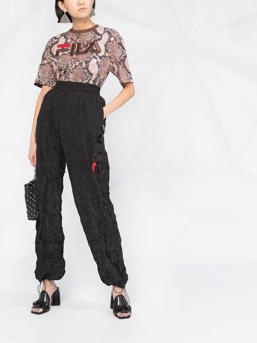 FILA - Pantaloni sportivi con logo stropicciato - Vittorio Citro Boutique