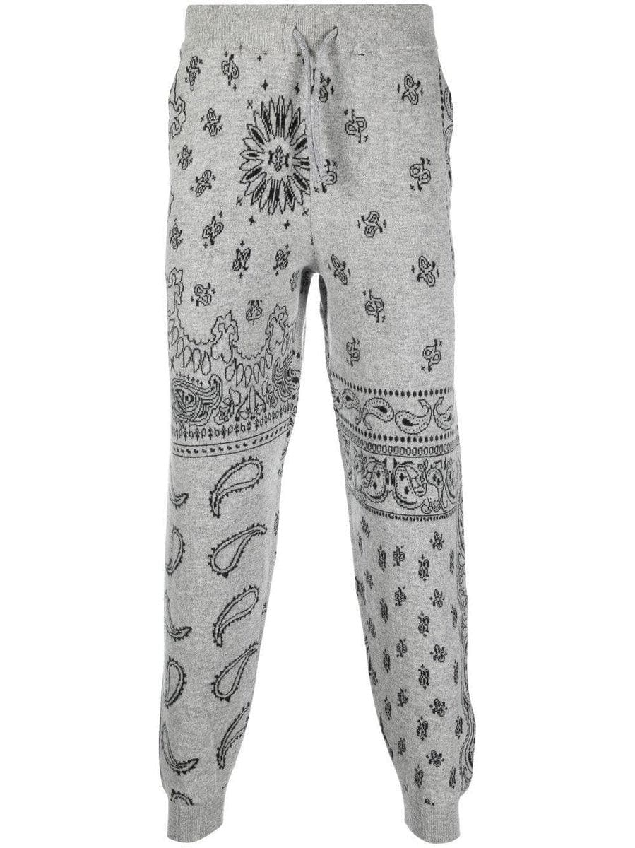Pantaloni sportivi con stampa paisley - Vittorio Citro Boutique