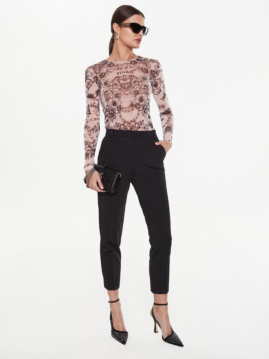 Pantaloni cigarette-fit punto stoffa - Vittorio Citro Boutique