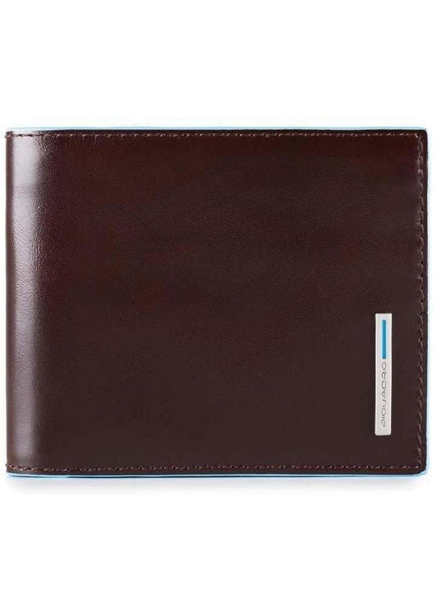 PIQUADRO - Portafoglio uomo con portadocumenti rimovibile blue square - Vittorio Citro Boutique