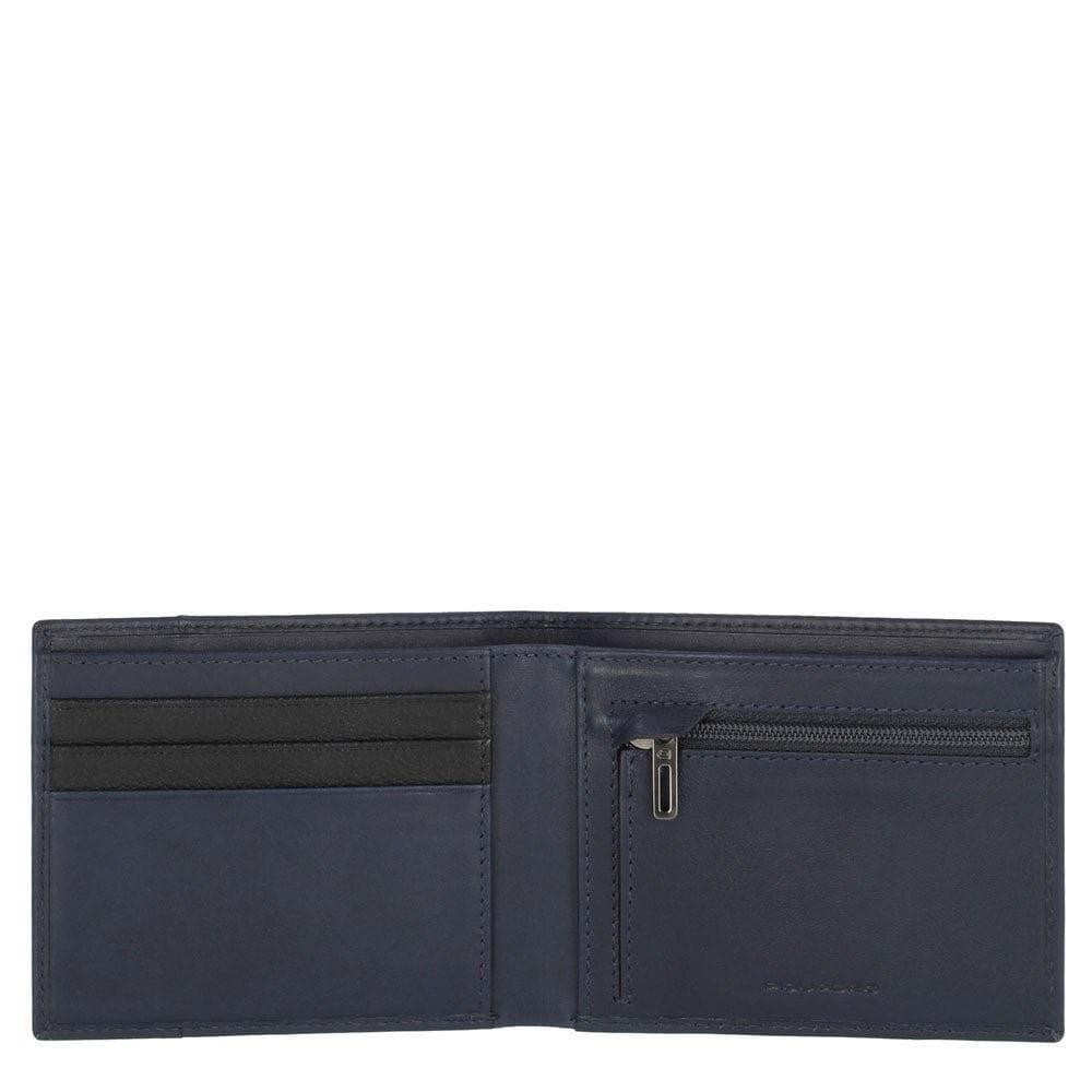 PIQUADRO - Portafoglio uomo sottile con porta monete Steven - Vittorio Citro Boutique