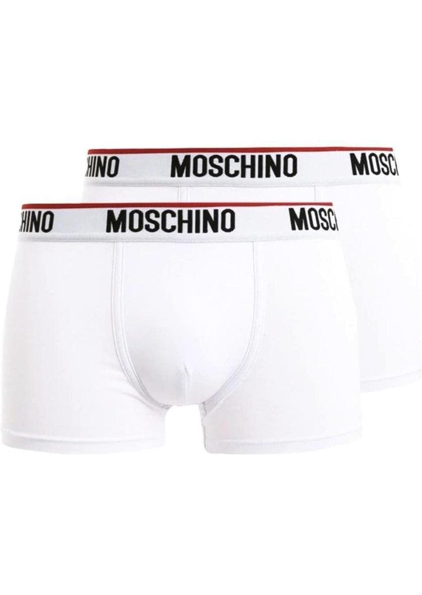 MOSCHINO - Set di 2 boxer in jersey di cotone con logo - Vittorio Citro Boutique