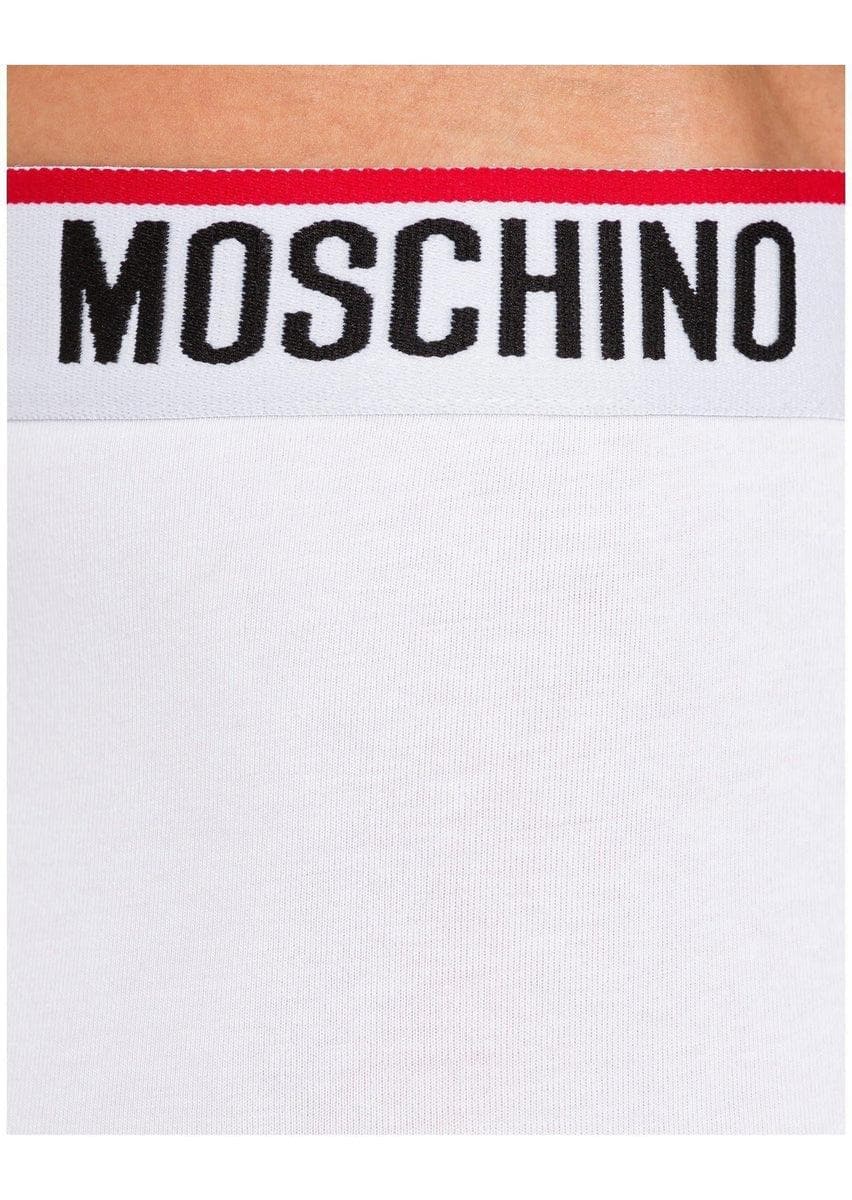 MOSCHINO - Set di 2 boxer in jersey di cotone con logo - Vittorio Citro Boutique