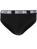 MOSCHINO - Slip bi-pack con banda logo - Vittorio Citro Boutique