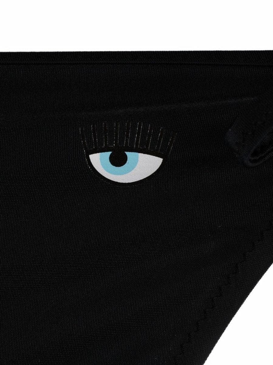 CHIARA FERRAGNI - Slip bikini con applicazione occhi - Vittorio Citro Boutique