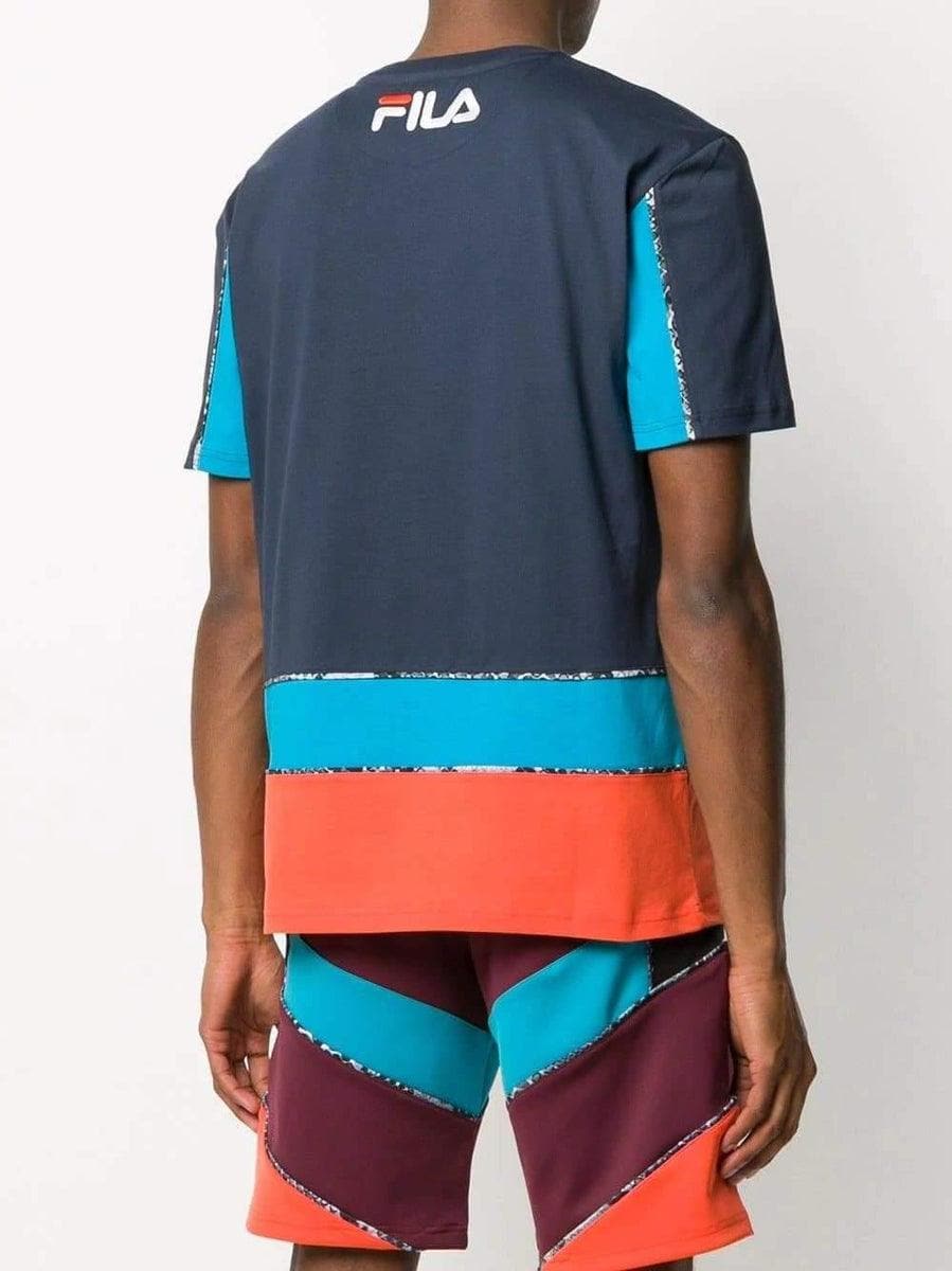 FILA - T-shirt con logo stampato in pelle di serpente - Vittorio Citro Boutique