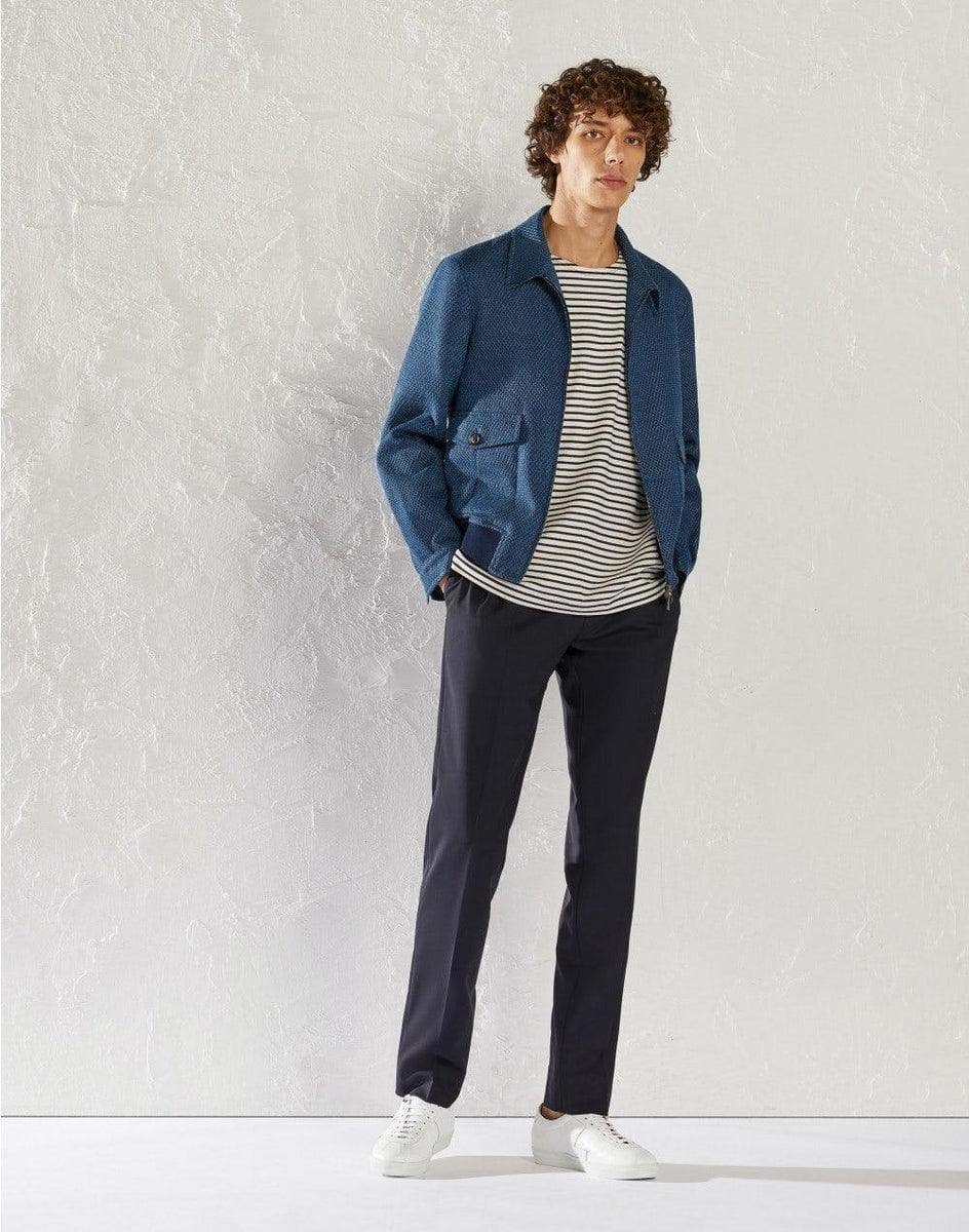 LARDINI - T-shirt girocollo con riga sailor - Vittorio Citro Boutique