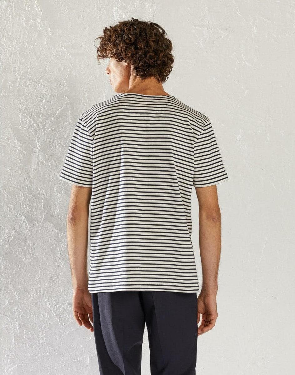 LARDINI - T-shirt girocollo con riga sailor - Vittorio Citro Boutique