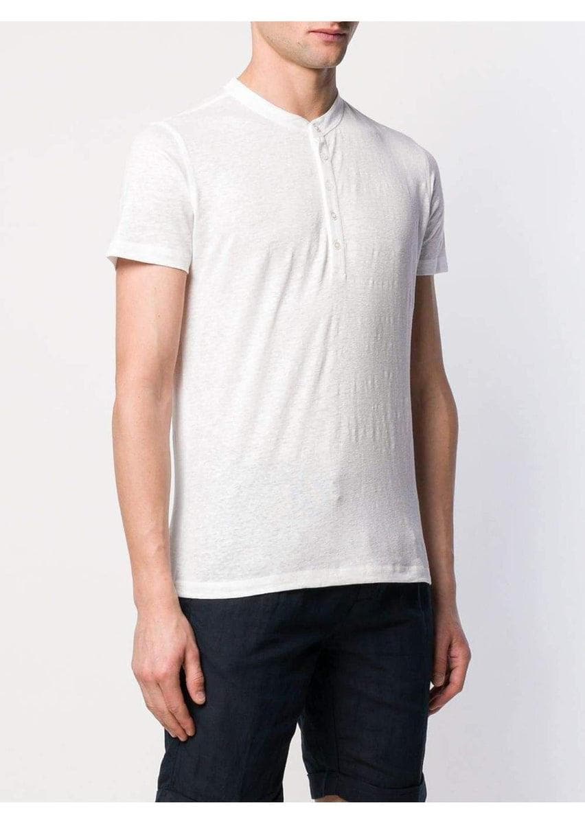 MAJESTIC FILATURES - T-shirt henley - Vittorio Citro Boutique