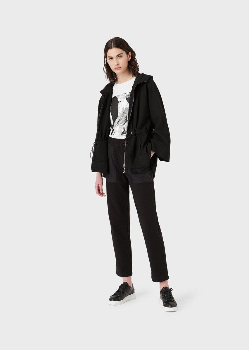 EMPORIO ARMANI - T-shirt in jersey con stampa fotografica modella catwalk - Vittorio Citro Boutique