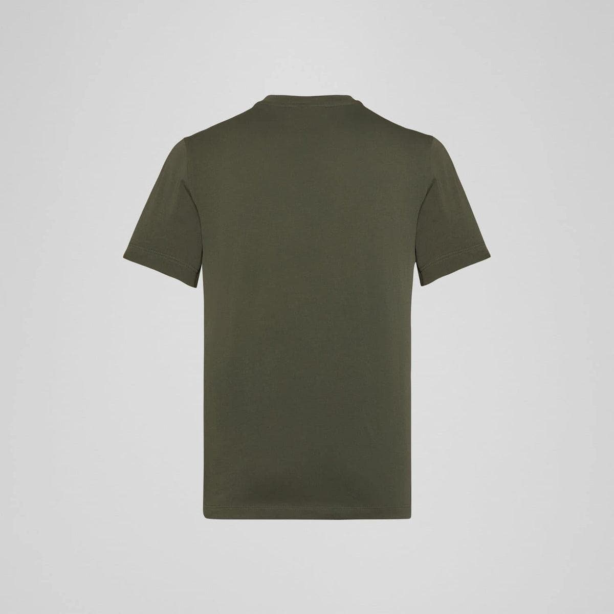 LARDINI - T-shirt in jersey organico verde - Vittorio Citro Boutique