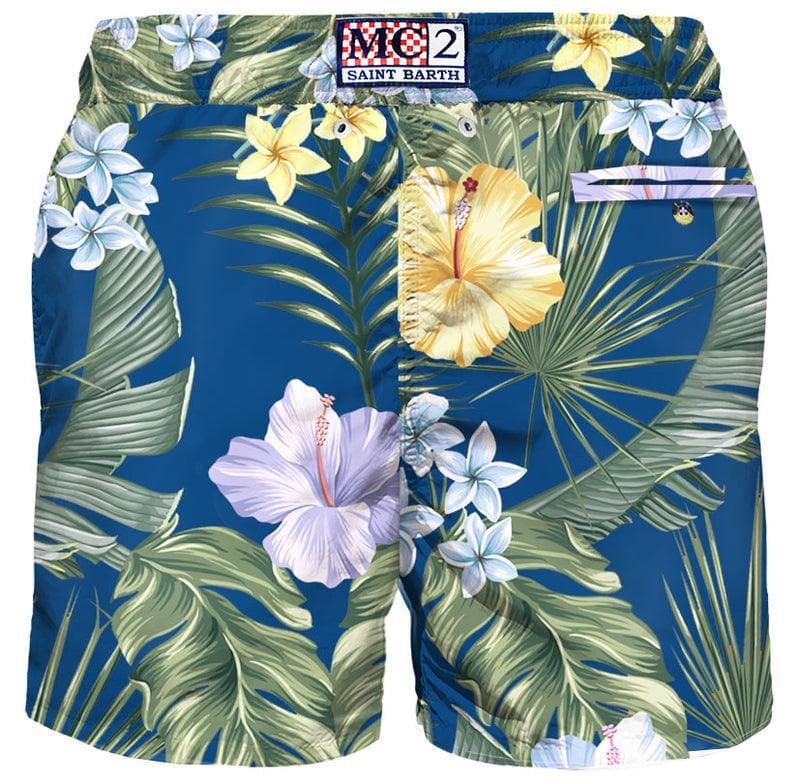 MC2 SAINT BARTH - Tessuto leggero uomo Costume mare stampa tropicale - Vittorio Citro Boutique