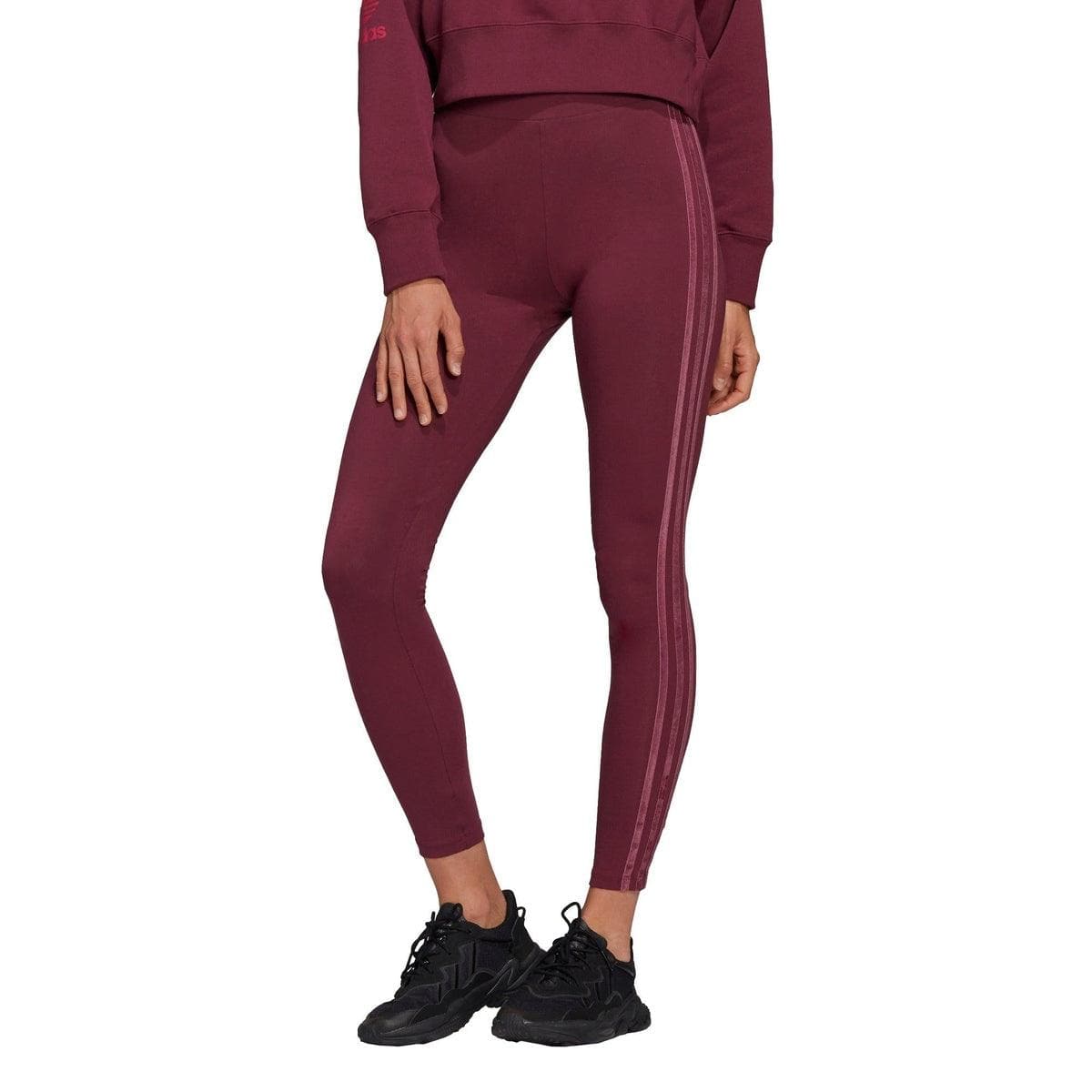 ADIDAS ORIGINALS - Tight with velvet stripes and trefoil rivet - Vittorio Citro Boutique