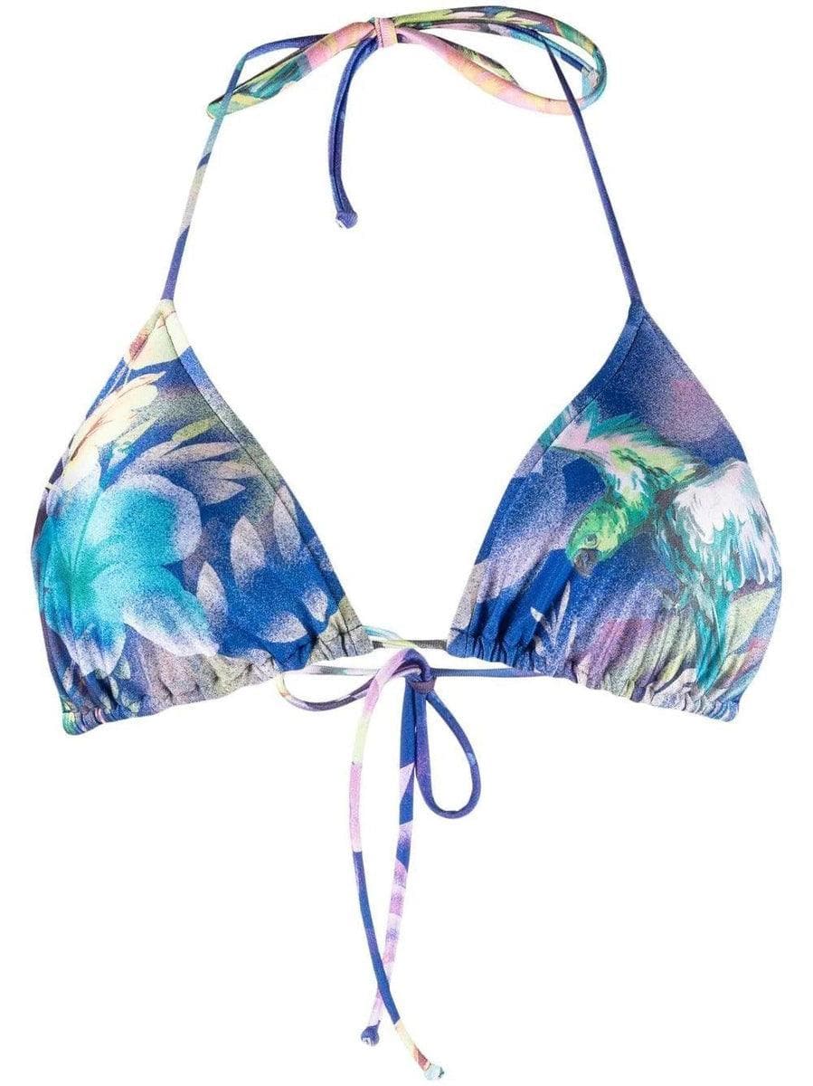 MOSCHINO - Top bikini a fiori - Vittorio Citro Boutique