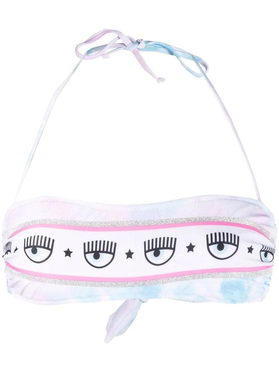 CHIARA FERRAGNI - Top bikini con stampa - Vittorio Citro Boutique