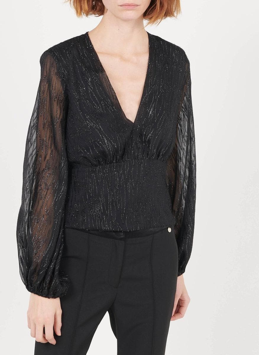 LIU-JO - Top scollo a v - Vittorio Citro Boutique