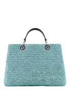 Shopper MyEA Bag media in paglia matelassé - Vittorio Citro Boutique