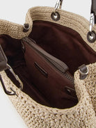 Shopper MyEA Bag media in paglia matelassé - Vittorio Citro Boutique