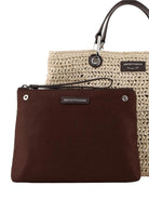 Shopper MyEA Bag media in paglia matelassé - Vittorio Citro Boutique