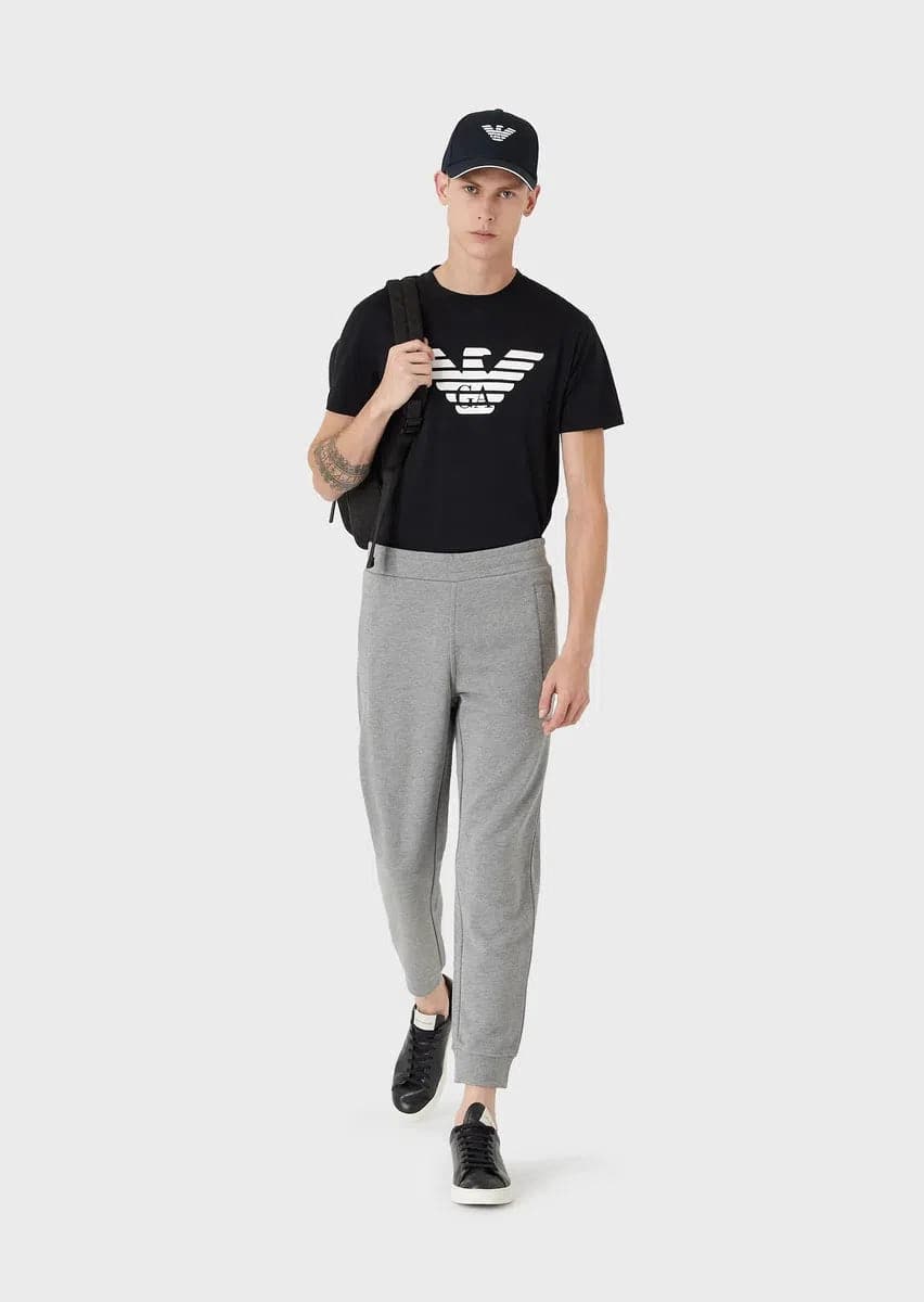 T-shirt in jersey Pima con stampa logo - Vittorio Citro Boutique