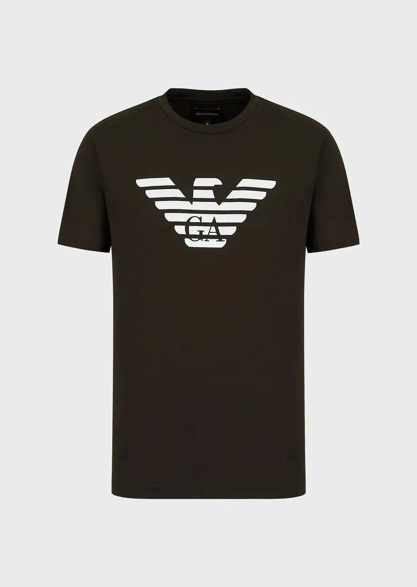 T-shirt in jersey Pima con stampa logo - Vittorio Citro Boutique