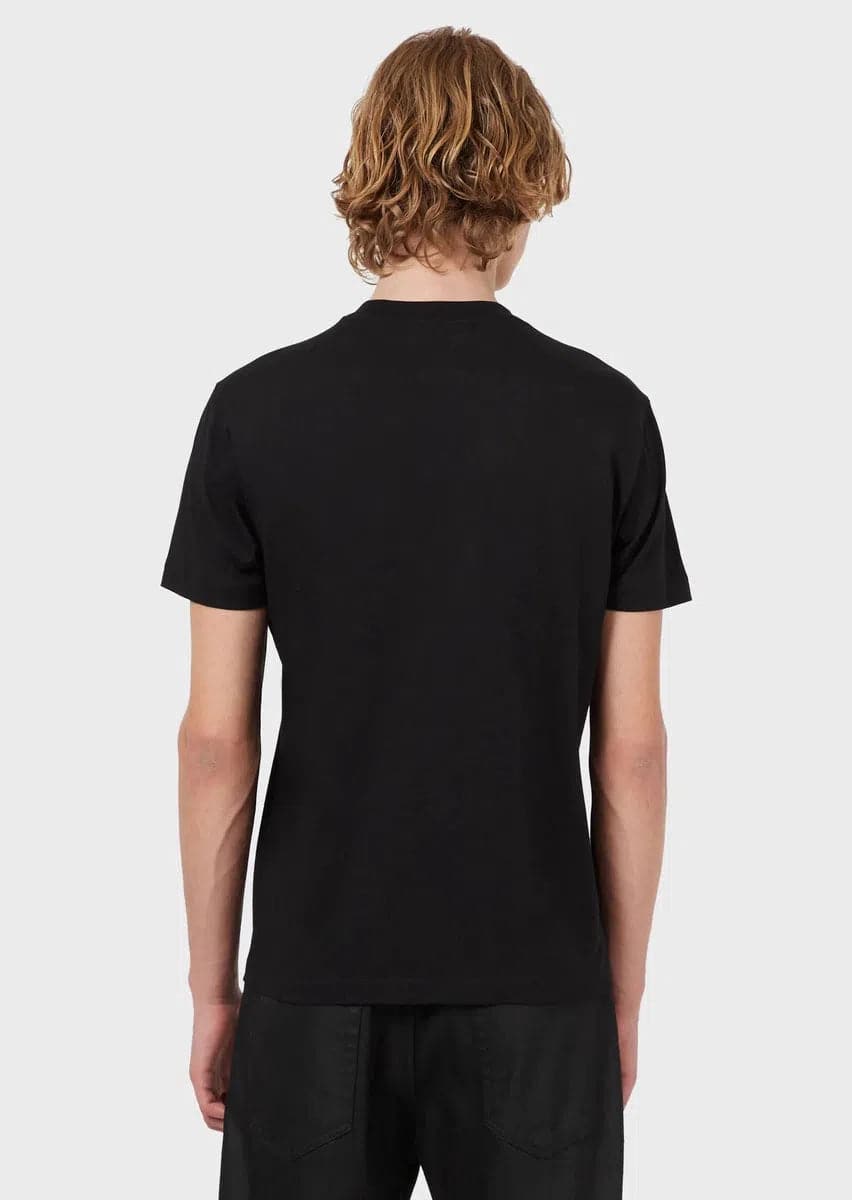 T-shirt in jersey Pima con stampa logo - Vittorio Citro Boutique