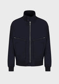 Blouson con zip in nylon tecnico bi-stretch water repellent - Vittorio Citro Boutique