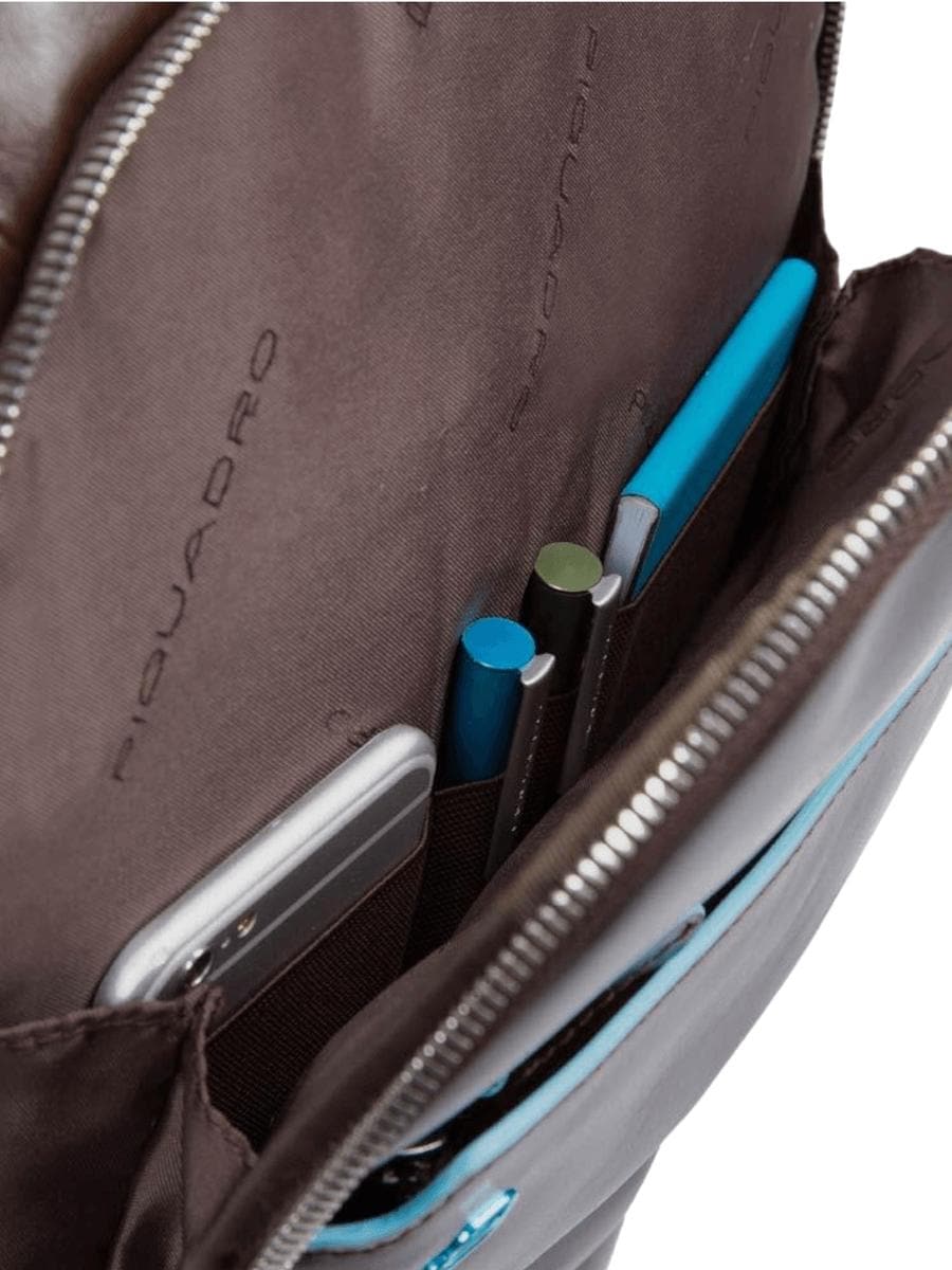 Zaino grande porta computer e porta ipad® blue square - Vittorio Citro Boutique